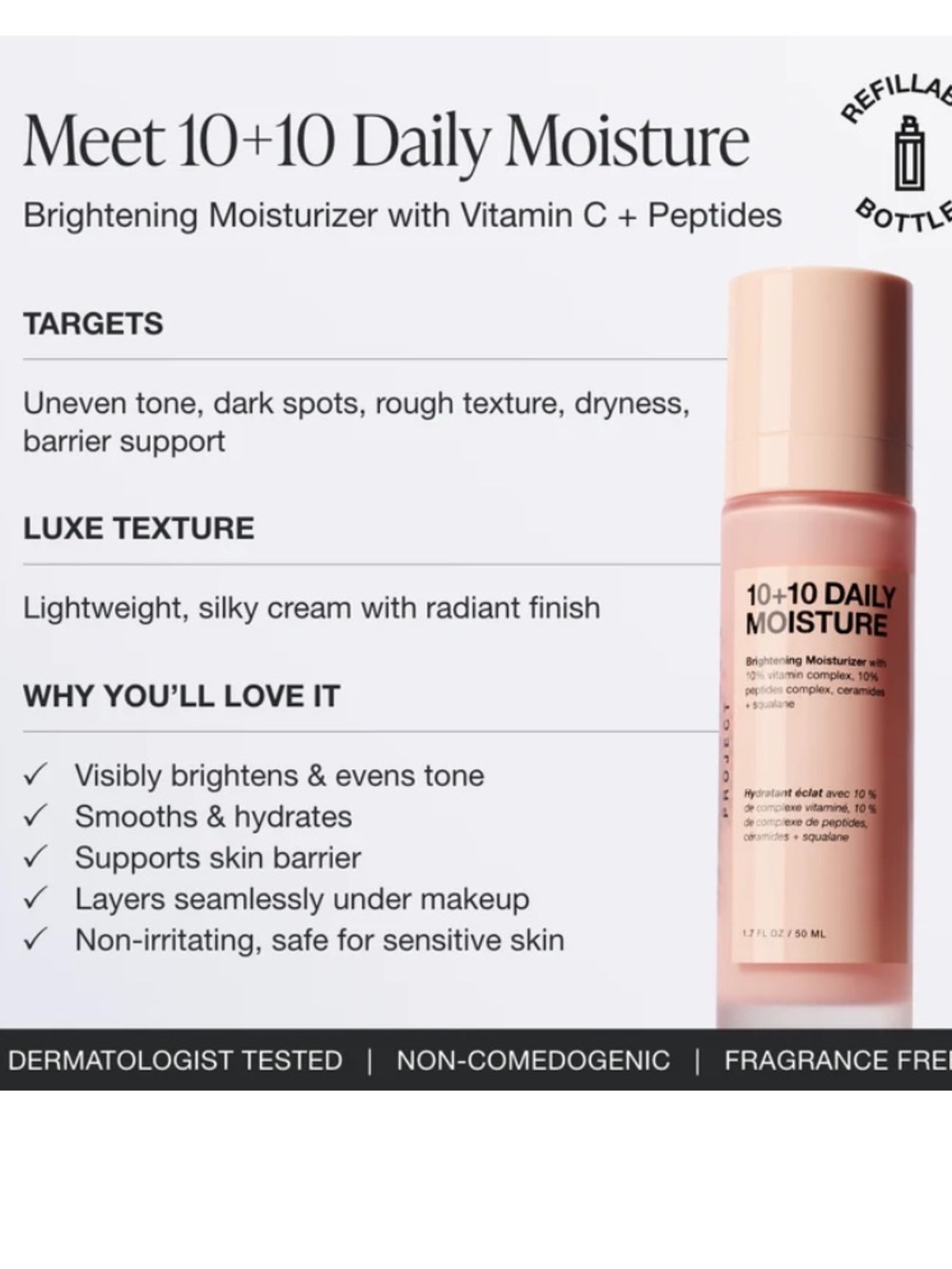 Inn Beauty Project 10+10 Daily Moisturizer
new with box - Picture 2 of 5